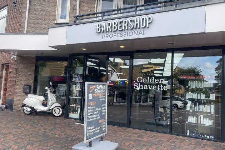 Dames/ heren kapsalon Golden Shavette